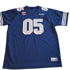 Vintage FUBU Sport 05 Football Jersey Blue Dallas Cowboys Colorway Y2K Size XL